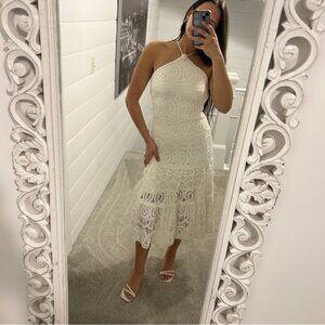 Alexis Yvonna Lace Halter Dress